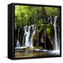 China 10MKm2 Collection - Waterfalls in the Jiuzhaigou National Park-Philippe Hugonnard-Framed Stretched Canvas