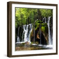 China 10MKm2 Collection - Waterfalls in the Jiuzhaigou National Park-Philippe Hugonnard-Framed Photographic Print