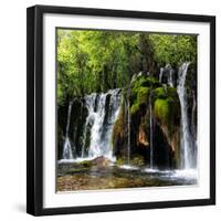 China 10MKm2 Collection - Waterfalls in the Jiuzhaigou National Park-Philippe Hugonnard-Framed Photographic Print