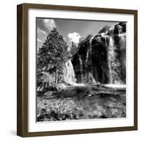 China 10MKm2 Collection - Waterfalls in the Jiuzhaigou National Park-Philippe Hugonnard-Framed Photographic Print