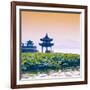 China 10MKm2 Collection - West Lake at sunset-Philippe Hugonnard-Framed Photographic Print