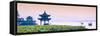 China 10MKm2 Collection - West Lake at sunset-Philippe Hugonnard-Framed Stretched Canvas