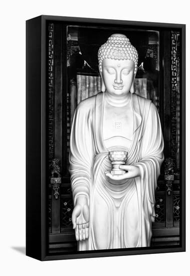 China 10MKm2 Collection - White Buddha-Philippe Hugonnard-Framed Stretched Canvas