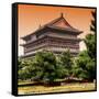 China 10MKm2 Collection - Xi'an Architecture - Temple-Philippe Hugonnard-Framed Stretched Canvas