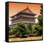 China 10MKm2 Collection - Xi'an Architecture - Temple-Philippe Hugonnard-Framed Stretched Canvas