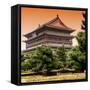 China 10MKm2 Collection - Xi'an Architecture - Temple-Philippe Hugonnard-Framed Stretched Canvas