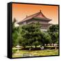 China 10MKm2 Collection - Xi'an Architecture - Temple-Philippe Hugonnard-Framed Stretched Canvas