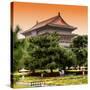 China 10MKm2 Collection - Xi'an Architecture - Temple-Philippe Hugonnard-Stretched Canvas