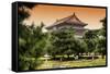 China 10MKm2 Collection - Xi'an Architecture-Philippe Hugonnard-Framed Stretched Canvas