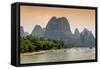 China 10MKm2 Collection - Yangshuo Li River-Philippe Hugonnard-Framed Stretched Canvas