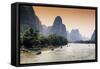 China 10MKm2 Collection - Yangshuo Li River-Philippe Hugonnard-Framed Stretched Canvas