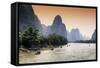 China 10MKm2 Collection - Yangshuo Li River-Philippe Hugonnard-Framed Stretched Canvas