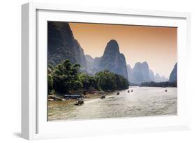 China 10MKm2 Collection - Yangshuo Li River-Philippe Hugonnard-Framed Photographic Print