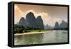 China 10MKm2 Collection - Yangshuo Li River-Philippe Hugonnard-Framed Stretched Canvas