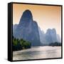 China 10MKm2 Collection - Yangshuo Li River-Philippe Hugonnard-Framed Stretched Canvas