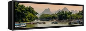 China 10MKm2 Collection - Yangshuo Li River-Philippe Hugonnard-Framed Stretched Canvas