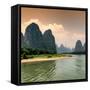 China 10MKm2 Collection - Yangshuo Li River-Philippe Hugonnard-Framed Stretched Canvas