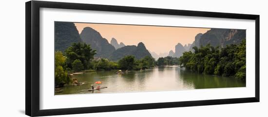 China 10MKm2 Collection - Yangshuo Li River-Philippe Hugonnard-Framed Photographic Print