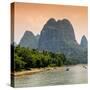 China 10MKm2 Collection - Yangshuo Li River-Philippe Hugonnard-Stretched Canvas