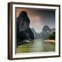 China 10MKm2 Collection - Yangshuo Li River-Philippe Hugonnard-Framed Photographic Print