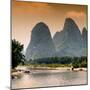 China 10MKm2 Collection - Yangshuo Li River-Philippe Hugonnard-Mounted Photographic Print