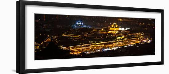 China 10MKm2 Collection - Yuyuan Gardens at night - Shanghai-Philippe Hugonnard-Framed Premium Photographic Print