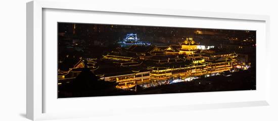 China 10MKm2 Collection - Yuyuan Gardens at night - Shanghai-Philippe Hugonnard-Framed Photographic Print