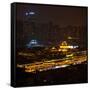 China 10MKm2 Collection - Yuyuan Gardens at night - Shanghai-Philippe Hugonnard-Framed Stretched Canvas