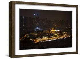 China 10MKm2 Collection - Yuyuan Gardens at night - Shanghai-Philippe Hugonnard-Framed Photographic Print