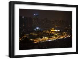 China 10MKm2 Collection - Yuyuan Gardens at night - Shanghai-Philippe Hugonnard-Framed Photographic Print