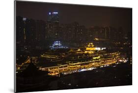 China 10MKm2 Collection - Yuyuan Gardens at night - Shanghai-Philippe Hugonnard-Mounted Photographic Print
