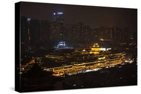 China 10MKm2 Collection - Yuyuan Gardens at night - Shanghai-Philippe Hugonnard-Stretched Canvas