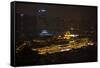 China 10MKm2 Collection - Yuyuan Gardens at night - Shanghai-Philippe Hugonnard-Framed Stretched Canvas