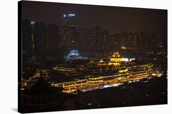 China 10MKm2 Collection - Yuyuan Gardens at night - Shanghai-Philippe Hugonnard-Stretched Canvas