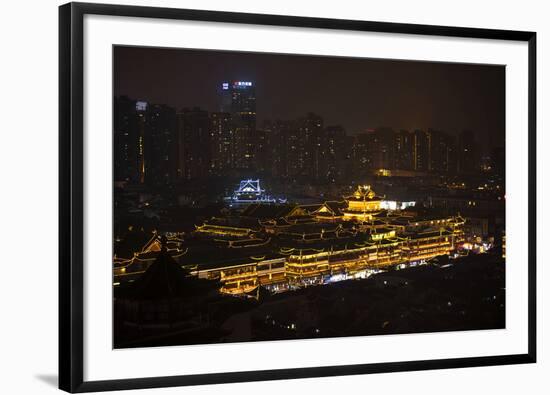 China 10MKm2 Collection - Yuyuan Gardens at night - Shanghai-Philippe Hugonnard-Framed Photographic Print