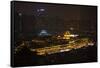 China 10MKm2 Collection - Yuyuan Gardens at night - Shanghai-Philippe Hugonnard-Framed Stretched Canvas