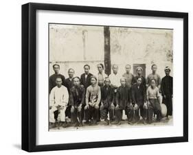 China, A Group of Annamites-null-Framed Photographic Print