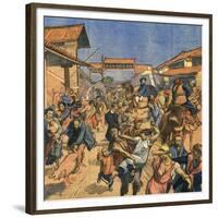 China, Bandits, Chan-Shi-R. Moritz-Framed Premium Giclee Print