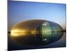 China Beijing an Illuminated National Grand Theatre Opera House known as the Egg-Christian Kober-Mounted Photographic Print