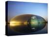 China Beijing an Illuminated National Grand Theatre Opera House known as the Egg-Christian Kober-Stretched Canvas