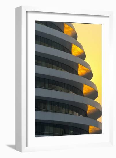 China, Beijing, Chaoyangmen South Street, Galaxy Soho by Architect Zaha Hadid-Alan Copson-Framed Photographic Print