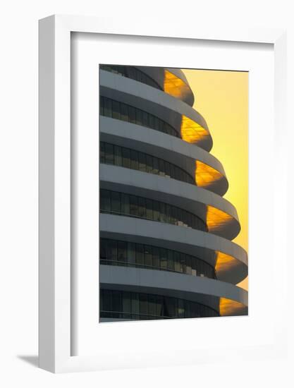 China, Beijing, Chaoyangmen South Street, Galaxy Soho by Architect Zaha Hadid-Alan Copson-Framed Photographic Print