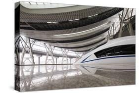 China, Beijing, Crh High Speed Railway Locomotive-Paul Souders-Stretched Canvas