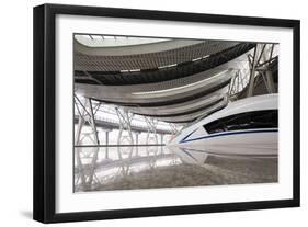 China, Beijing, Crh High Speed Railway Locomotive-Paul Souders-Framed Photographic Print