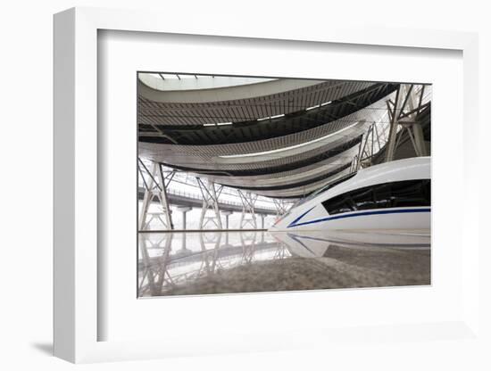 China, Beijing, Crh High Speed Railway Locomotive-Paul Souders-Framed Photographic Print