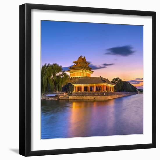 China, Beijing, Forbidden City, Palace Moat-Alan Copson-Framed Premium Photographic Print