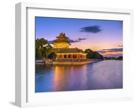 China, Beijing, Forbidden City, Palace Moat-Alan Copson-Framed Photographic Print