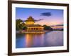 China, Beijing, Forbidden City, Palace Moat-Alan Copson-Framed Photographic Print