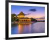 China, Beijing, Forbidden City, Palace Moat-Alan Copson-Framed Photographic Print