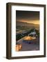 China, Beijing, Great wall of Badaling, sunset on the great wall-Maurizio Rellini-Framed Photographic Print